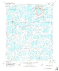 Teshekpuk A-1 Alaska Historical topographic map, 1:63360 scale, 15 X 15 Minute, Year 1955
