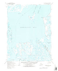 Teshekpuk D-5 Alaska Historical topographic map, 1:63360 scale, 15 X 15 Minute, Year 1955
