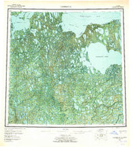Teshekpuk Alaska Historical topographic map, 1:250000 scale, 1 X 3 Degree, Year 1955