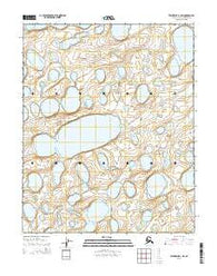 Teshekpuk A-1 SW Alaska Current topographic map, 1:25000 scale, 7.5 X 7.5 Minute, Year 2015