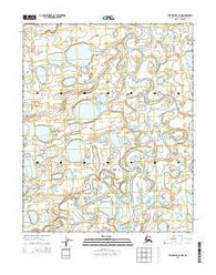 Teshekpuk A-4 NW Alaska Current topographic map, 1:25000 scale, 7.5 X 7.5 Minute, Year 2015