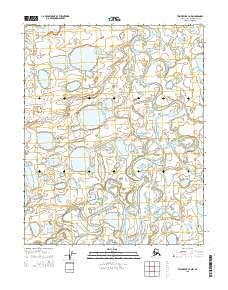 Teshekpuk A-4 NW Alaska Current topographic map, 1:25000 scale, 7.5 X 7.5 Minute, Year 2015