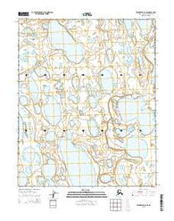 Teshekpuk A-4 SE Alaska Current topographic map, 1:25000 scale, 7.5 X 7.5 Minute, Year 2015