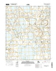Teshekpuk A-5 SE Alaska Current topographic map, 1:25000 scale, 7.5 X 7.5 Minute, Year 2015