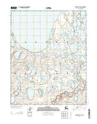 Teshekpuk B-1 NW Alaska Current topographic map, 1:25000 scale, 7.5 X 7.5 Minute, Year 2013