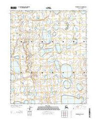 Teshekpuk B-3 SE Alaska Current topographic map, 1:25000 scale, 7.5 X 7.5 Minute, Year 2013