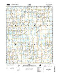 Teshekpuk B-4 NE Alaska Current topographic map, 1:25000 scale, 7.5 X 7.5 Minute, Year 2013