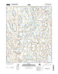 Teshekpuk B-5 NW Alaska Current topographic map, 1:25000 scale, 7.5 X 7.5 Minute, Year 2013
