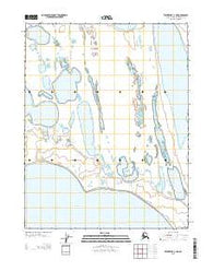 Teshekpuk C-1 NE Alaska Current topographic map, 1:25000 scale, 7.5 X 7.5 Minute, Year 2013