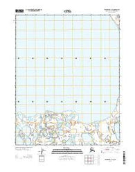 Teshekpuk C-1 SE Alaska Current topographic map, 1:25000 scale, 7.5 X 7.5 Minute, Year 2013