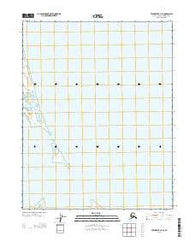Teshekpuk C-2 SE Alaska Current topographic map, 1:25000 scale, 7.5 X 7.5 Minute, Year 2013