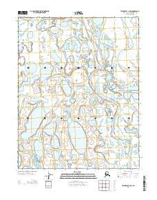 Teshekpuk C-4 SW Alaska Current topographic map, 1:25000 scale, 7.5 X 7.5 Minute, Year 2013
