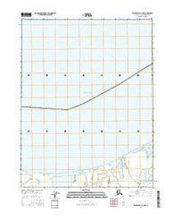 Teshekpuk D-1 NW Alaska Current topographic map, 1:25000 scale, 7.5 X 7.5 Minute, Year 2016