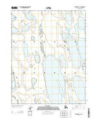 Teshekpuk D-1 SE Alaska Current topographic map, 1:25000 scale, 7.5 X 7.5 Minute, Year 2013