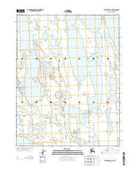 Teshekpuk D-4 NE Alaska Current topographic map, 1:25000 scale, 7.5 X 7.5 Minute, Year 2013