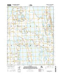 Teshekpuk D-4 NW Alaska Current topographic map, 1:25000 scale, 7.5 X 7.5 Minute, Year 2016
