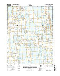 Teshekpuk D-4 NW Alaska Current topographic map, 1:25000 scale, 7.5 X 7.5 Minute, Year 2016
