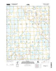 Teshekpuk D-4 SE Alaska Current topographic map, 1:25000 scale, 7.5 X 7.5 Minute, Year 2013