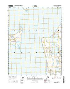 Teshekpuk D-5 NE Alaska Current topographic map, 1:25000 scale, 7.5 X 7.5 Minute, Year 2016