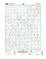 Teshekpuk D-5 SE Alaska Current topographic map, 1:25000 scale, 7.5 X 7.5 Minute, Year 2016