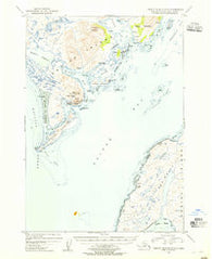 Trinity Islands D-1 Alaska Historical topographic map, 1:63360 scale, 15 X 15 Minute, Year 1954
