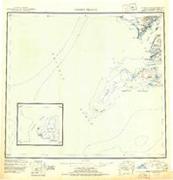 Trinity Islands Alaska Historical topographic map, 1:250000 scale, 1 X 2 Degree, Year 1951