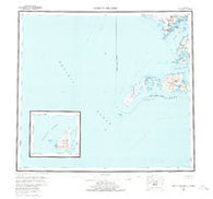 Trinity Islands Alaska Historical topographic map, 1:250000 scale, 1 X 2 Degree, Year 1954