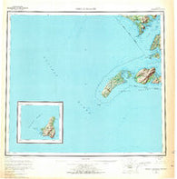 Trinity Islands Alaska Historical topographic map, 1:250000 scale, 1 X 2 Degree, Year 1954