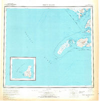 Trinity Islands Alaska Historical topographic map, 1:250000 scale, 1 X 2 Degree, Year 1954