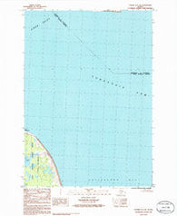 Tyonek A-1 SW Alaska Historical topographic map, 1:25000 scale, 7.5 X 7.5 Minute, Year 1986