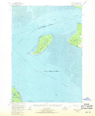 Tyonek A-1 Alaska Historical topographic map, 1:63360 scale, 15 X 15 Minute, Year 1951