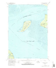 Tyonek A-1 Alaska Historical topographic map, 1:63360 scale, 15 X 15 Minute, Year 1951