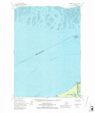 Tyonek A-2 Alaska Historical topographic map, 1:63360 scale, 15 X 15 Minute, Year 1951