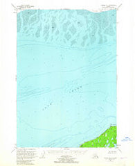 Tyonek A-2 Alaska Historical topographic map, 1:63360 scale, 15 X 15 Minute, Year 1951