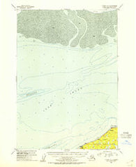 Tyonek A-2 Alaska Historical topographic map, 1:63360 scale, 15 X 15 Minute, Year 1952
