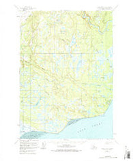 Tyonek A-4 Alaska Historical topographic map, 1:63360 scale, 15 X 15 Minute, Year 1958