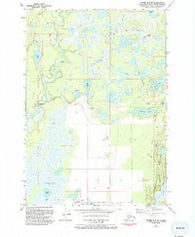 Tyonek B-1 NE Alaska Historical topographic map, 1:25000 scale, 7.5 X 7.5 Minute, Year 1979