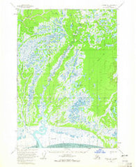 Tyonek B-1 Alaska Historical topographic map, 1:63360 scale, 15 X 15 Minute, Year 1958