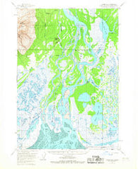 Tyonek B-2 Alaska Historical topographic map, 1:63360 scale, 15 X 15 Minute, Year 1958