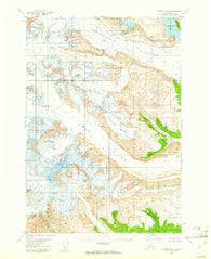 Tyonek B-6 Alaska Historical topographic map, 1:63360 scale, 15 X 15 Minute, Year 1958