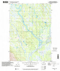 Tyonek C-2 Alaska Historical topographic map, 1:63360 scale, 15 X 15 Minute, Year 1993