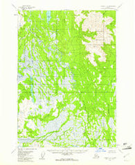 Tyonek C-4 Alaska Historical topographic map, 1:63360 scale, 15 X 15 Minute, Year 1954