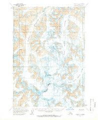 Tyonek C-7 Alaska Historical topographic map, 1:63360 scale, 15 X 15 Minute, Year 1958