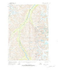 Tyonek C-8 Alaska Historical topographic map, 1:63360 scale, 15 X 15 Minute, Year 1958