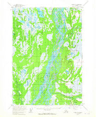 Tyonek D-1 Alaska Historical topographic map, 1:63360 scale, 15 X 15 Minute, Year 1954