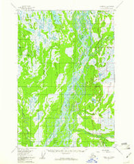 Tyonek D-1 Alaska Historical topographic map, 1:63360 scale, 15 X 15 Minute, Year 1954