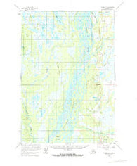 Tyonek D-1 Alaska Historical topographic map, 1:63360 scale, 15 X 15 Minute, Year 1954