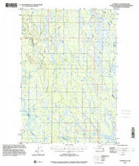 Tyonek D-2 Alaska Historical topographic map, 1:63360 scale, 15 X 15 Minute, Year 1993