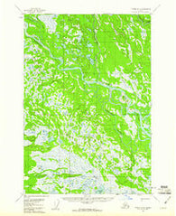 Tyonek D-3 Alaska Historical topographic map, 1:63360 scale, 15 X 15 Minute, Year 1954