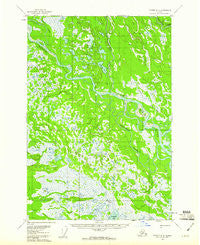 Tyonek D-3 Alaska Historical topographic map, 1:63360 scale, 15 X 15 Minute, Year 1954
